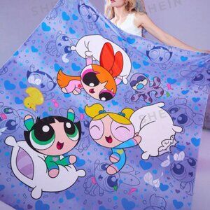 Powerpuff Girls Tapestry Pillow Party Wall Art NWT